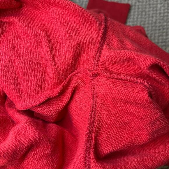 Cute red free people movement training day hoodie romper/ jumpsuit NWOT - Picture 7 of 7